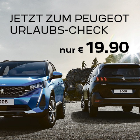 Peugeot Urlaubs-Check