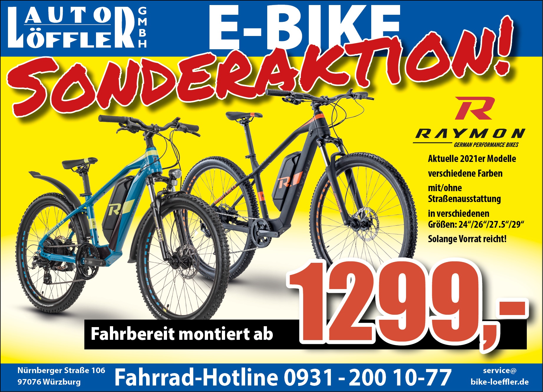 E-Bike Sonderverkauf