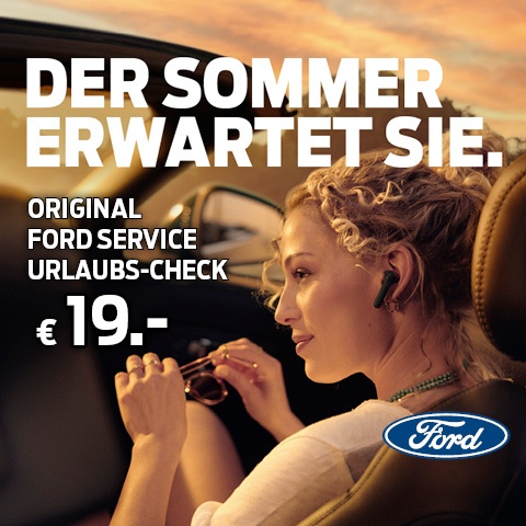 Original Ford Service Urlaubs-Check