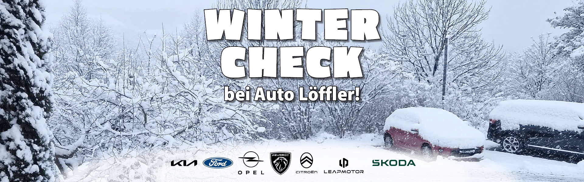 Der Winter-Check bei Auto Löffler. Sicher durch den Winter kommen.